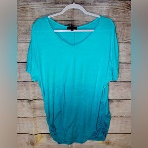 Lane Bryant- 14/16, Teal Ombré Tunic